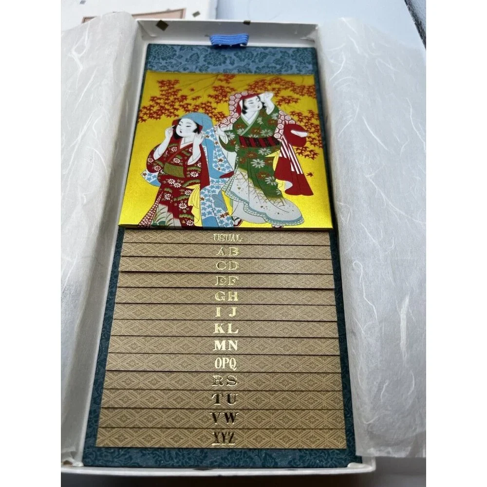 Telephone List Japanese Traditional Art made in Japan Kyoto FukuiAsaHido co ltd
